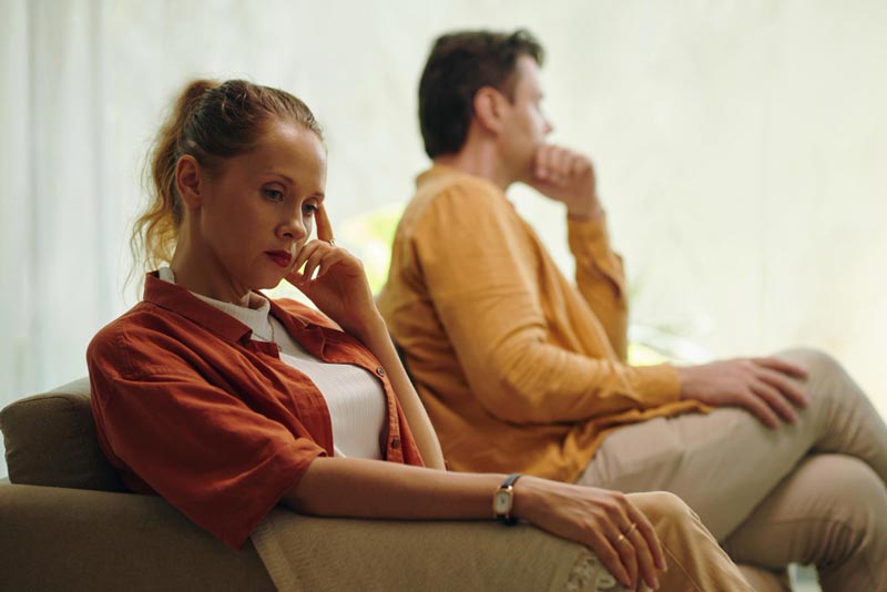 Conflictos y distancia emocional en la pareja